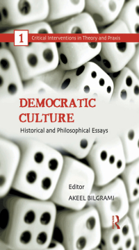 Cover image: Democratic Culture 1st edition 9780415864862