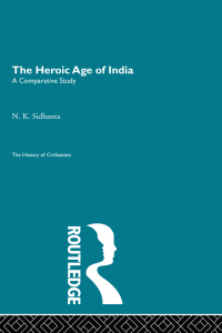 Cover image: The Heroic Age of India 1st edition 9780415155946