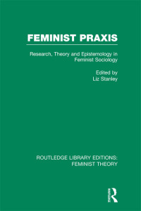 Imagen de portada: Feminist Praxis (RLE Feminist Theory) 1st edition 9780415754149