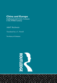 صورة الغلاف: China and Europe 1st edition 9780415156097