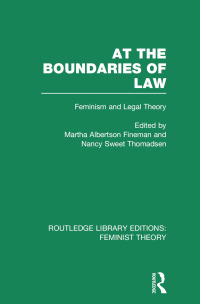 Cover image: At the Boundaries of Law (RLE Feminist Theory) 1st edition 9780415635028