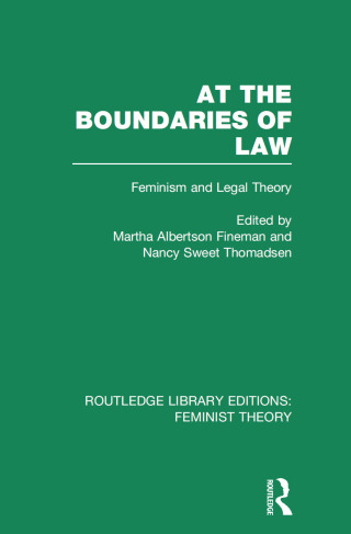 Immagine di copertina: At the Boundaries of Law (RLE Feminist Theory) 1st edition 9780415635028