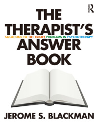 Imagen de portada: The Therapist's Answer Book 1st edition 9780415888912