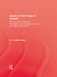Imagen de portada: Annals Of The Kings Of Assyria 1st edition 9780415540896