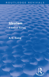 Imagen de portada: Idealism (Routledge Revivals) 1st edition 9780415526630