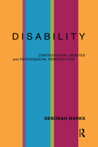 Cover image: Disability 1st edition 9780415162036