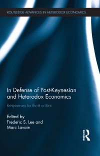 Imagen de portada: In Defense of Post-Keynesian and Heterodox Economics 1st edition 9781138799196