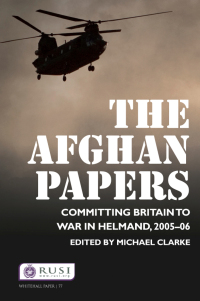 Cover image: The Afghan Papers 1st edition 9781138161641