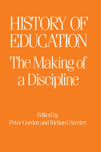 Cover image: The History of Education 1st edition 9780713001839