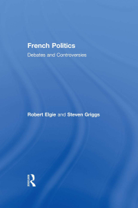 صورة الغلاف: French Politics 1st edition 9780415174794
