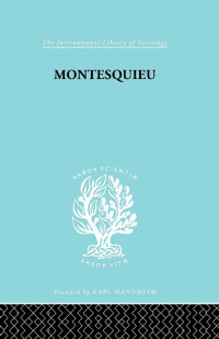 Omslagafbeelding: Montesquieu 1st edition 9780415175111
