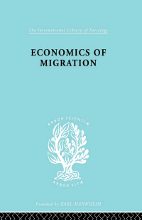 Cover image: Economics of Migration 1st edition 9780415175265