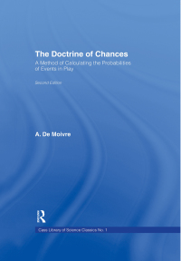 صورة الغلاف: The Doctrine of Chances 1st edition 9781138967892