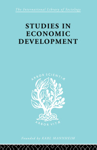 Cover image: Studies in Economic Development 1st edition 9780415175340