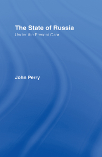 Imagen de portada: The State of Russia Under the Present Czar 1st edition 9781138982918