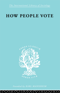 Imagen de portada: How People Vote 1st edition 9780415863247