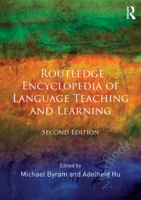Imagen de portada: Routledge Encyclopedia of Language Teaching and Learning 2nd edition 9781138709805
