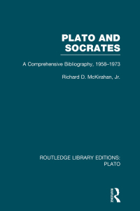 Cover image: Plato and Socrates (RLE: Plato) 1st edition 9780415627702