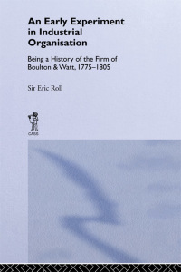 Imagen de portada: An Early Experiment in Industrial Organization 1st edition 9781138968110