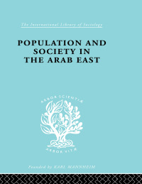 Cover image: Populatn Soc Arab East Ils 68 1st edition 9780415863315