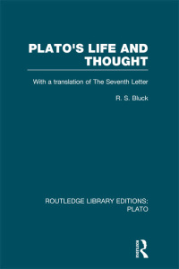 Imagen de portada: Plato's Life and Thought (RLE: Plato) 1st edition 9780415627047
