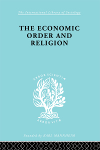 Cover image: Econ Order & Religion   Ils 76 1st edition 9780415175869