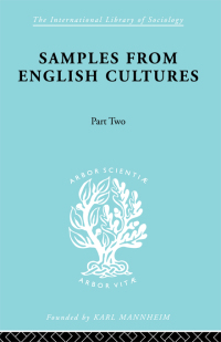 Cover image: Samples from English Cultures 1st edition 9780415175968
