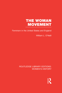 Cover image: The Woman Movement 1st edition 9780415626385