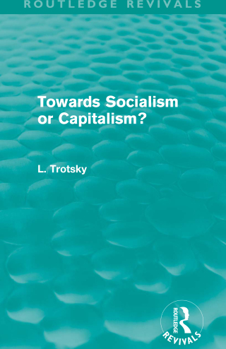 Imagen de portada: Towards Socialism or Capitalism? (Routledge Revivals) 1st edition 9781138216150