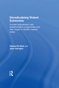 صورة الغلاف: Deradicalising Violent Extremists 1st edition 9780415525190