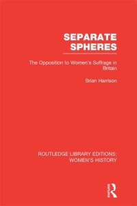 Cover image: Separate Spheres 1st edition 9780415752541