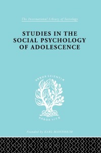 صورة الغلاف: Studies in the Social Psychology of Adolescence 1st edition 9780415868464