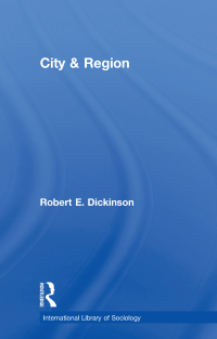 Omslagafbeelding: City & Region          Ils 169 1st edition 9780415176972