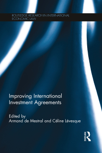 Immagine di copertina: Improving International Investment Agreements 1st edition 9781138843387