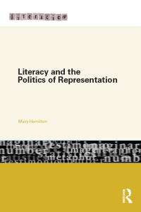 Imagen de portada: Literacy and the Politics of Representation 1st edition 9780415686167