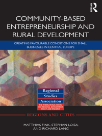 صورة الغلاف: Community-based Entrepreneurship and Rural Development 1st edition 9780415614870