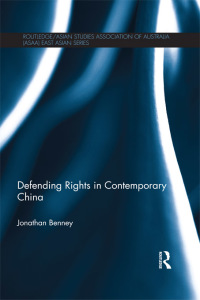 صورة الغلاف: Defending Rights in Contemporary China 1st edition 9781138857414