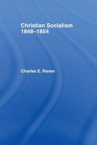 Cover image: Christian Socialism, 1848-1854 1st edition 9780714621296