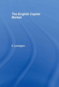 صورة الغلاف: The English Capital Market 1st edition 9781138968820