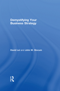 Omslagafbeelding: Demystifying Your Business Strategy 1st edition 9780415538664