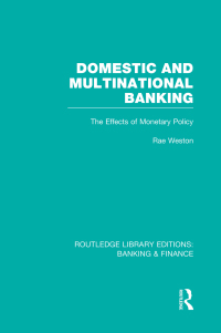 Immagine di copertina: Domestic and Multinational Banking (RLE Banking & Finance) 1st edition 9780415538534