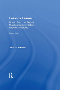 Cover image: Lessons Learned 2nd edition 9780415538046