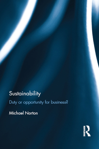 Cover image: Sustainability 1st edition 9780415529334