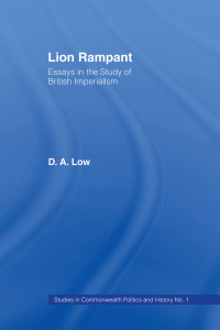 Omslagafbeelding: Lion Rampant 1st edition 9780714629865