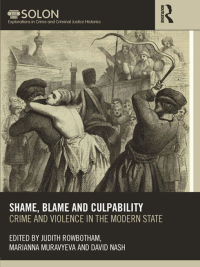 Cover image: Shame, Blame, and Culpability 1st edition 9780415537223