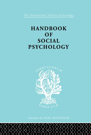 Cover image: Handbook of Social Psychology 1st edition 9780415177849