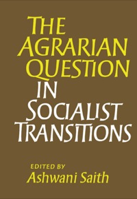 Imagen de portada: The Agrarian Question in Socialist Transitions 1st edition 9781138988408