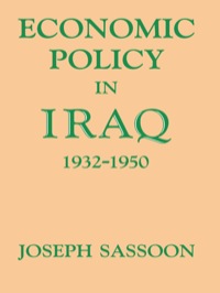 Imagen de portada: Economic Policy in Iraq, 1932-1950 1st edition 9780714633053