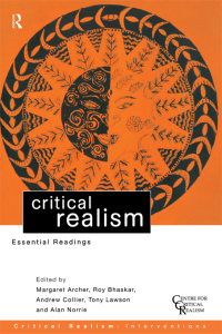 Omslagafbeelding: Critical Realism 1st edition 9780415196321