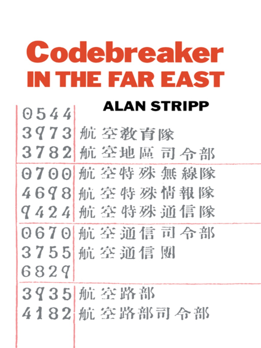Codebreaker in the Far East 1st Edition